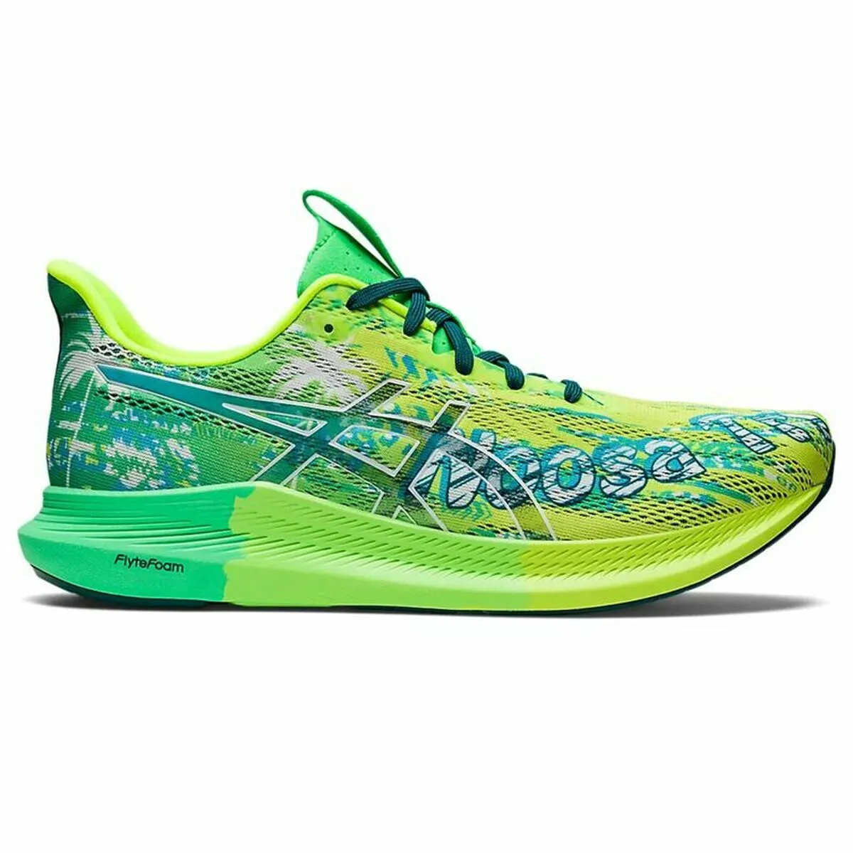 Scarpe da Running per Adulti Asics Noosa Tri 14 Verde limone