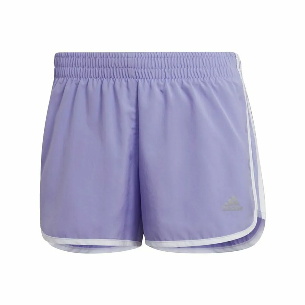 Pantaloncini Sportivi da Donna Adidas Marathon 20 Lilla Azzurro