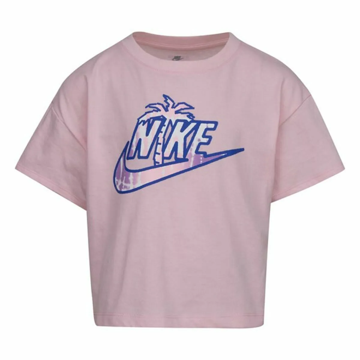 Maglia a Maniche Corte per Bambini Nike Knit Girls Rosa