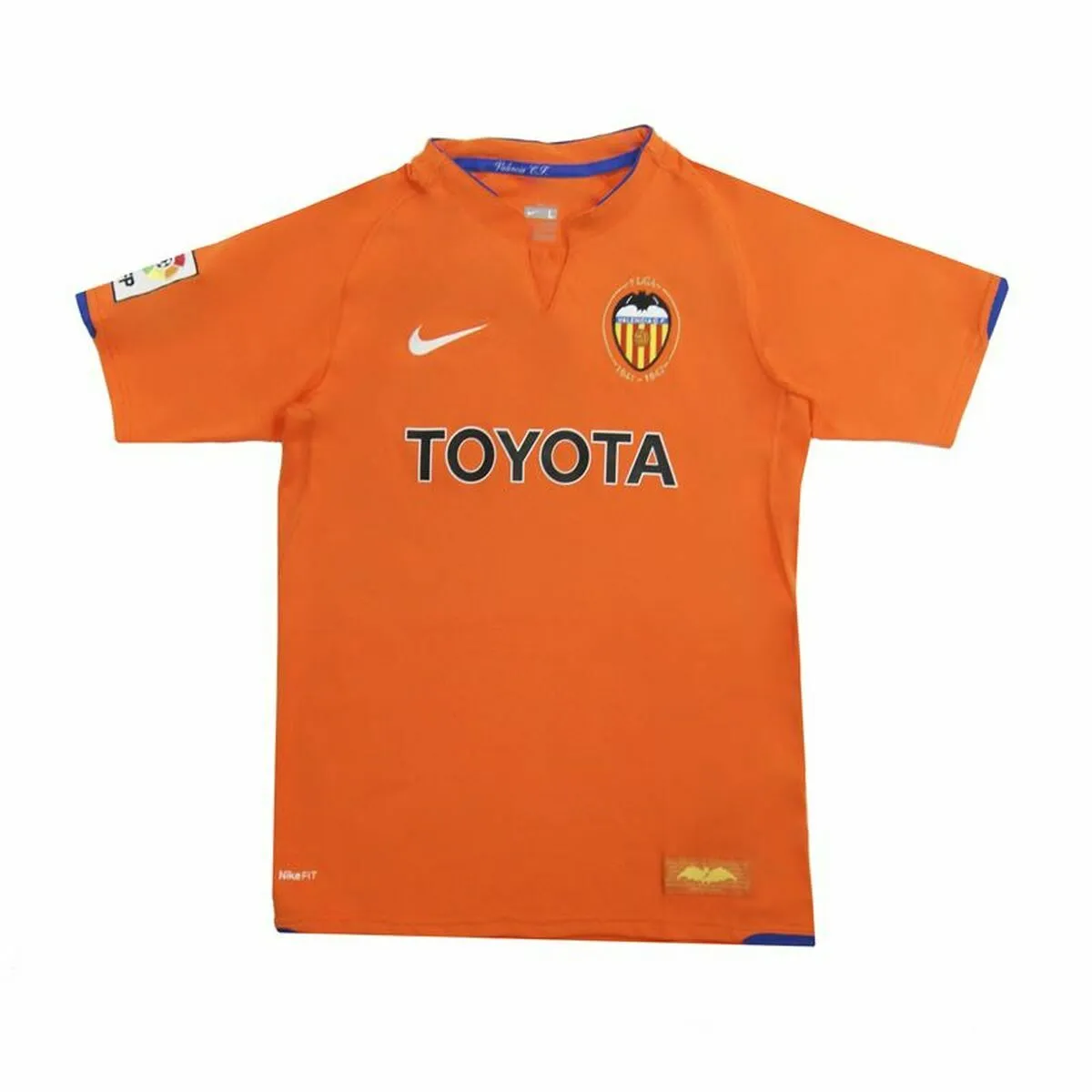 Maglia da Calcio a Maniche Corte per Bambini Nike Valencia CF 07/08 Away Arancio