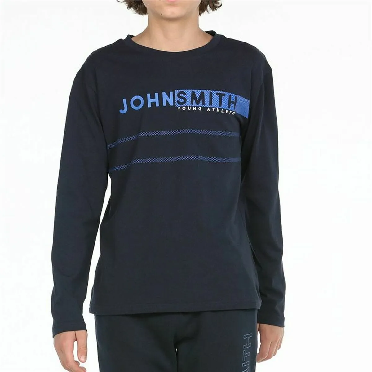 Maglia a Maniche Lunghe per Bambini John Smith Bordo Blu Marino