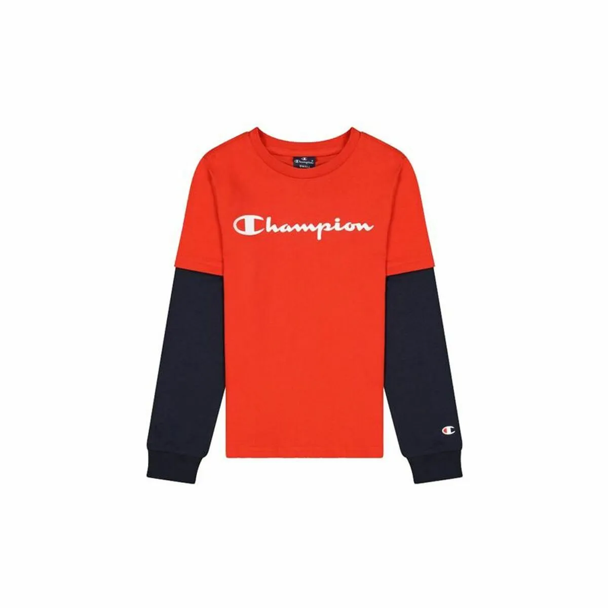 Maglia a Maniche Lunghe Bambino Champion Rosso