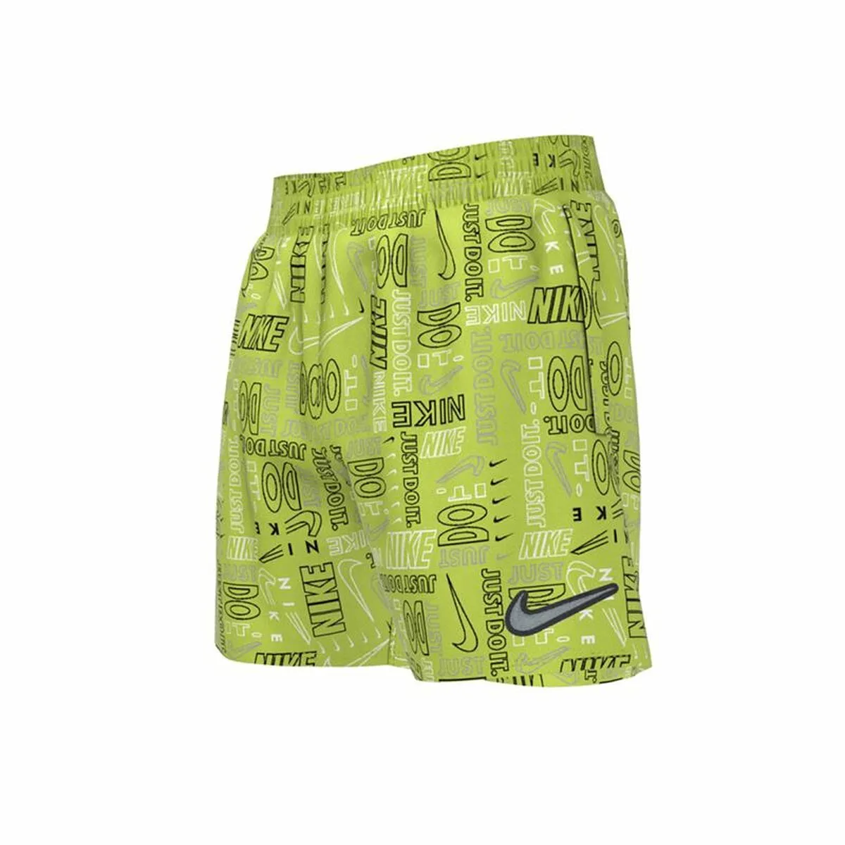 Costume da Bagno Bambino Nike Volley Verde limone