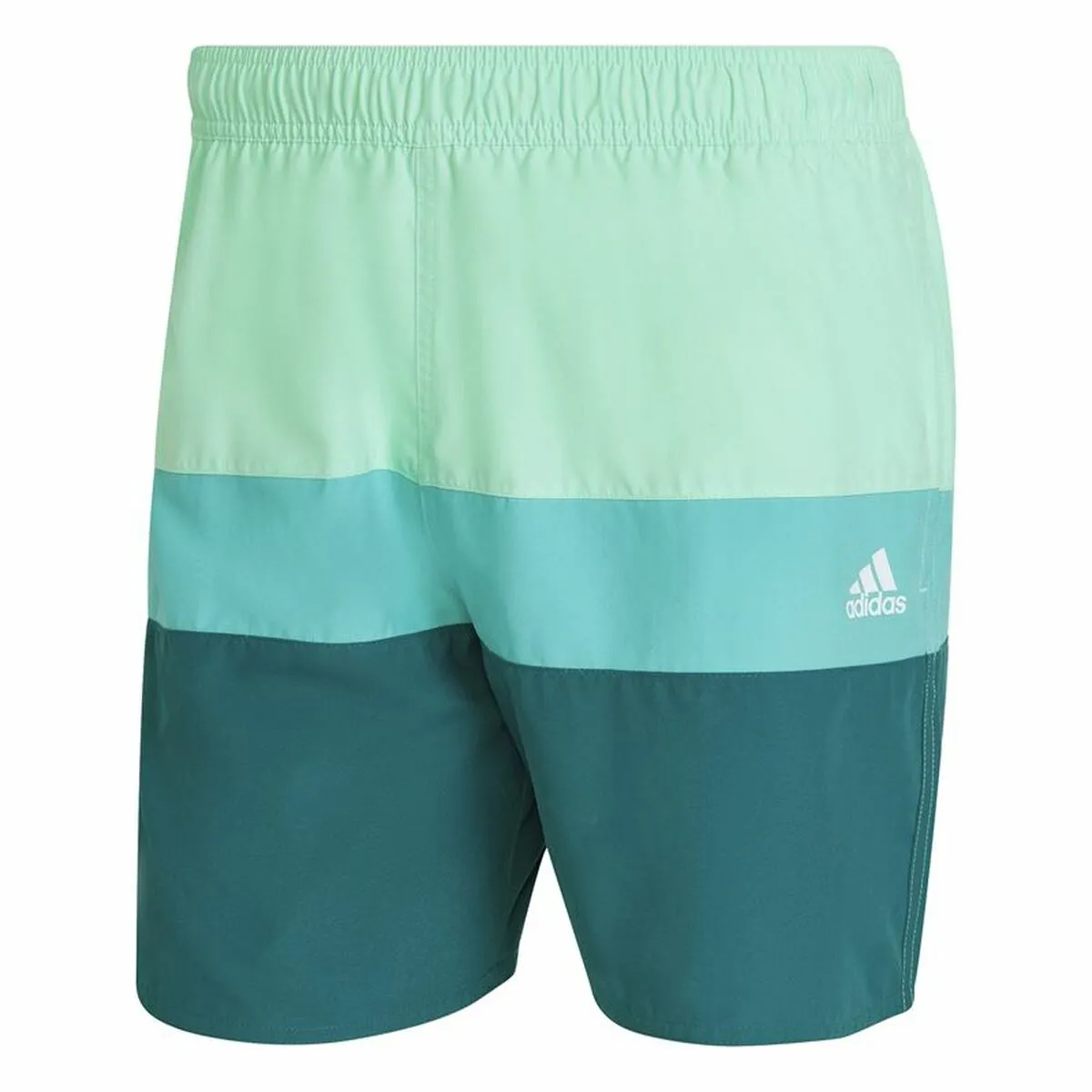 Costume da Bagno Uomo Adidas Colorblock Verde Chiaro