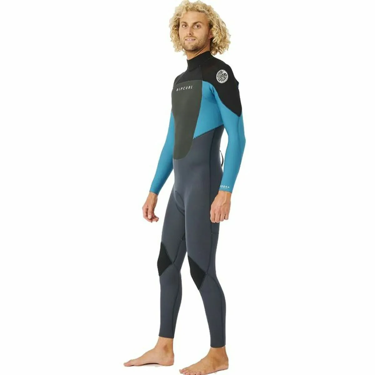 Neoprene Rip Curl Omega 4/3 Nero Azzurro Uomo