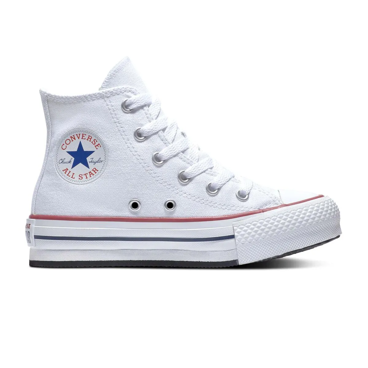 Scarpe da Tennis Casual Bambino Converse All-Star Lift High Bianco