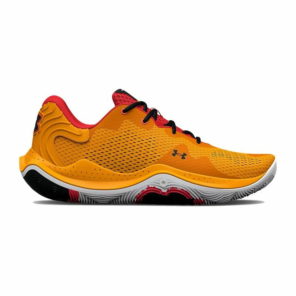 Scarpe da Basket per Adulti Under Armour Spawn 4 Arancio Uomo