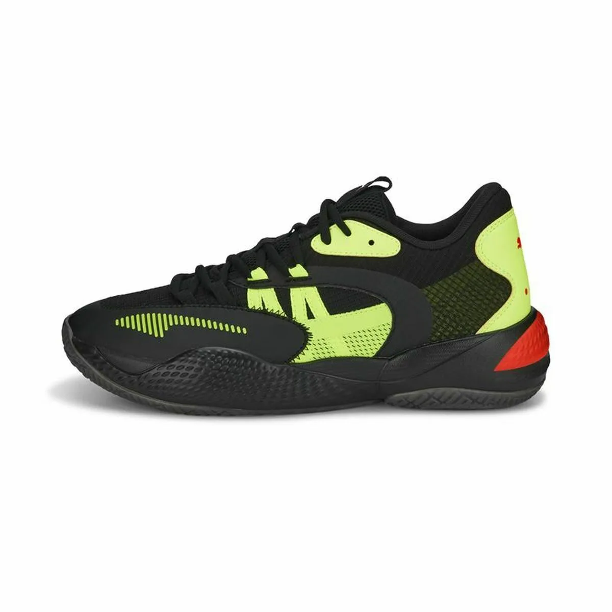 Scarpe da Basket per Adulti Puma Court Rider 2.0 Glow Stick Giallo Nero