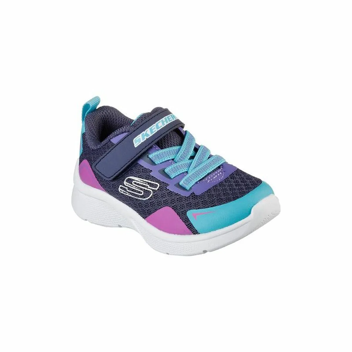 Scarpe Sportive per Bambini Skechers Microspec Blu Marino