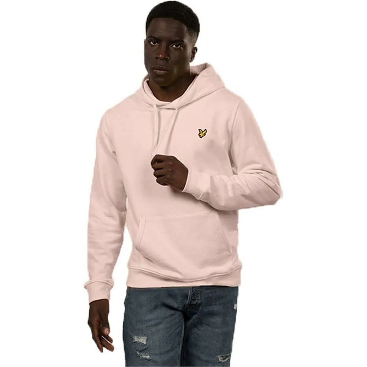 Felpa con Cappuccio Uomo Lyle & Scott V1 Rosa