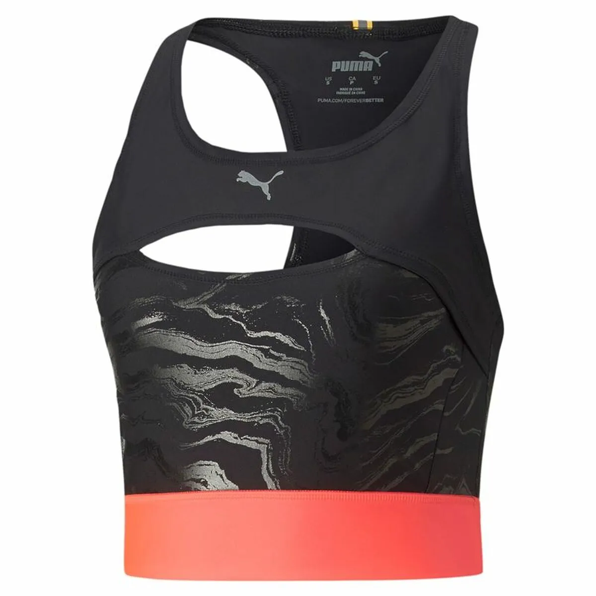 Top Sportivo Donna Puma UltraForm Nero