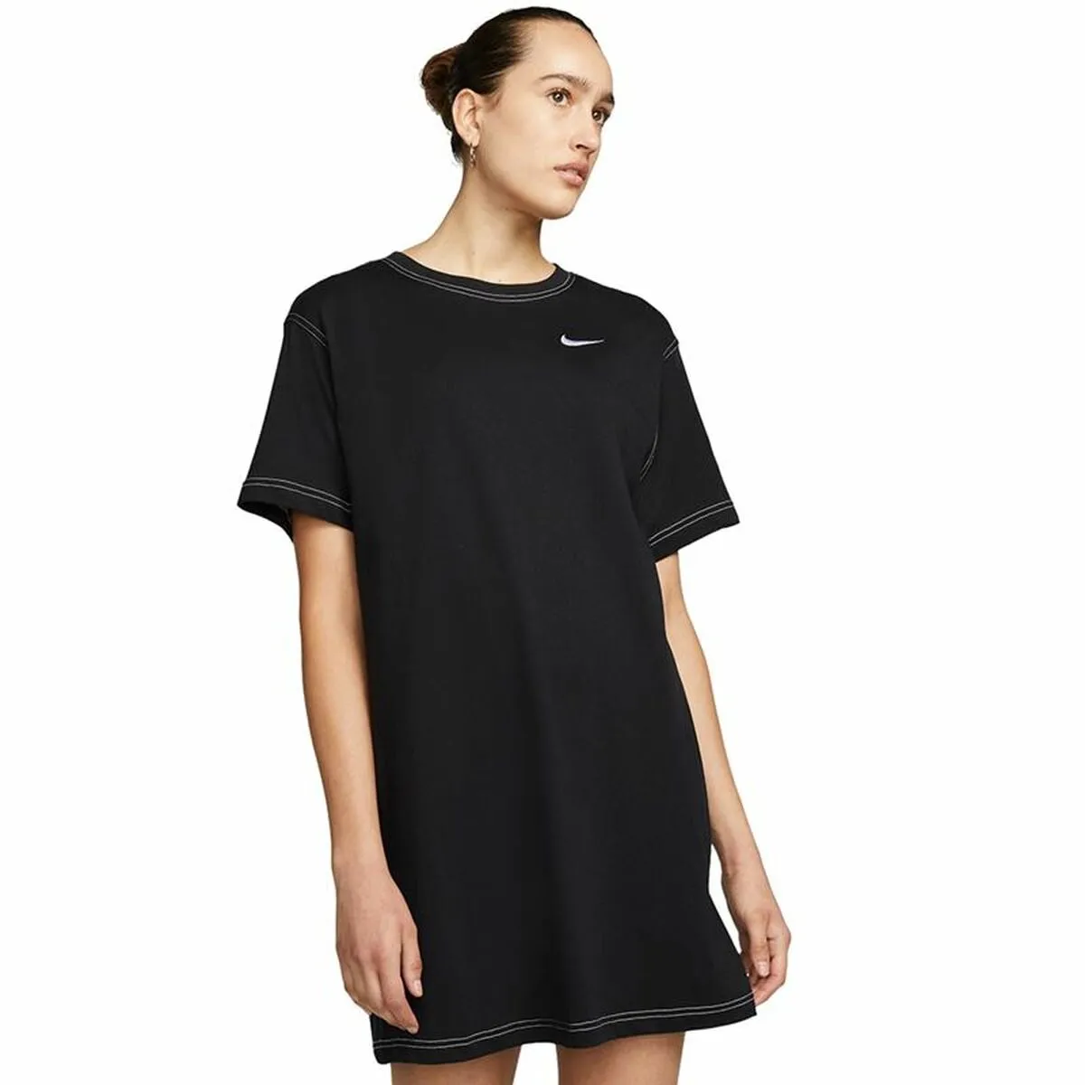 Vestito Nike Swoosh Nero