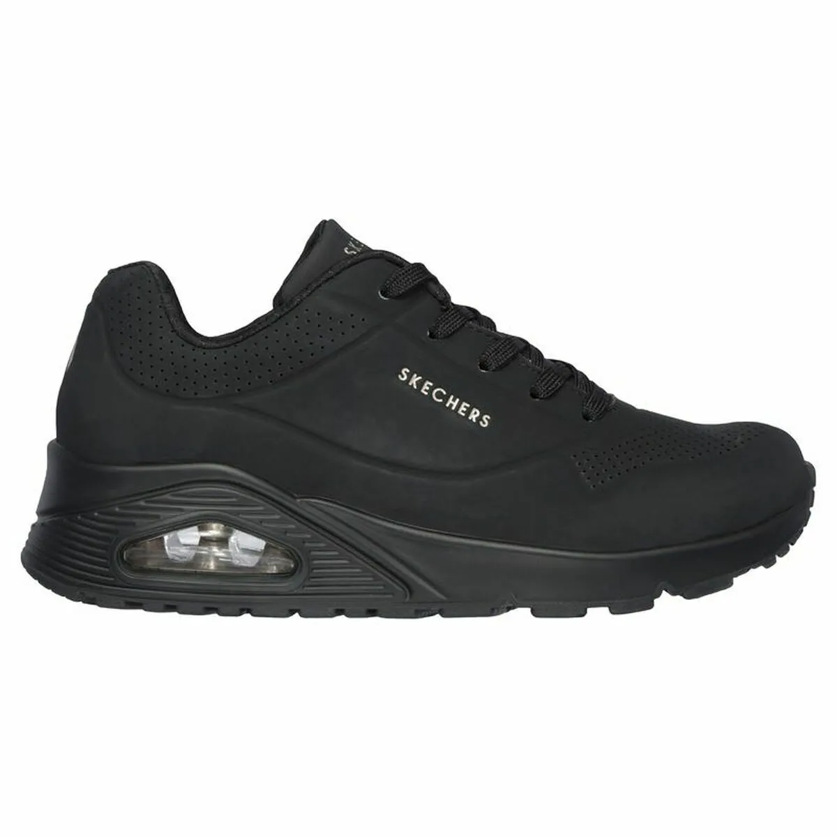 Scarpe da Donna per Camminare Stand on Air Skechers Nero