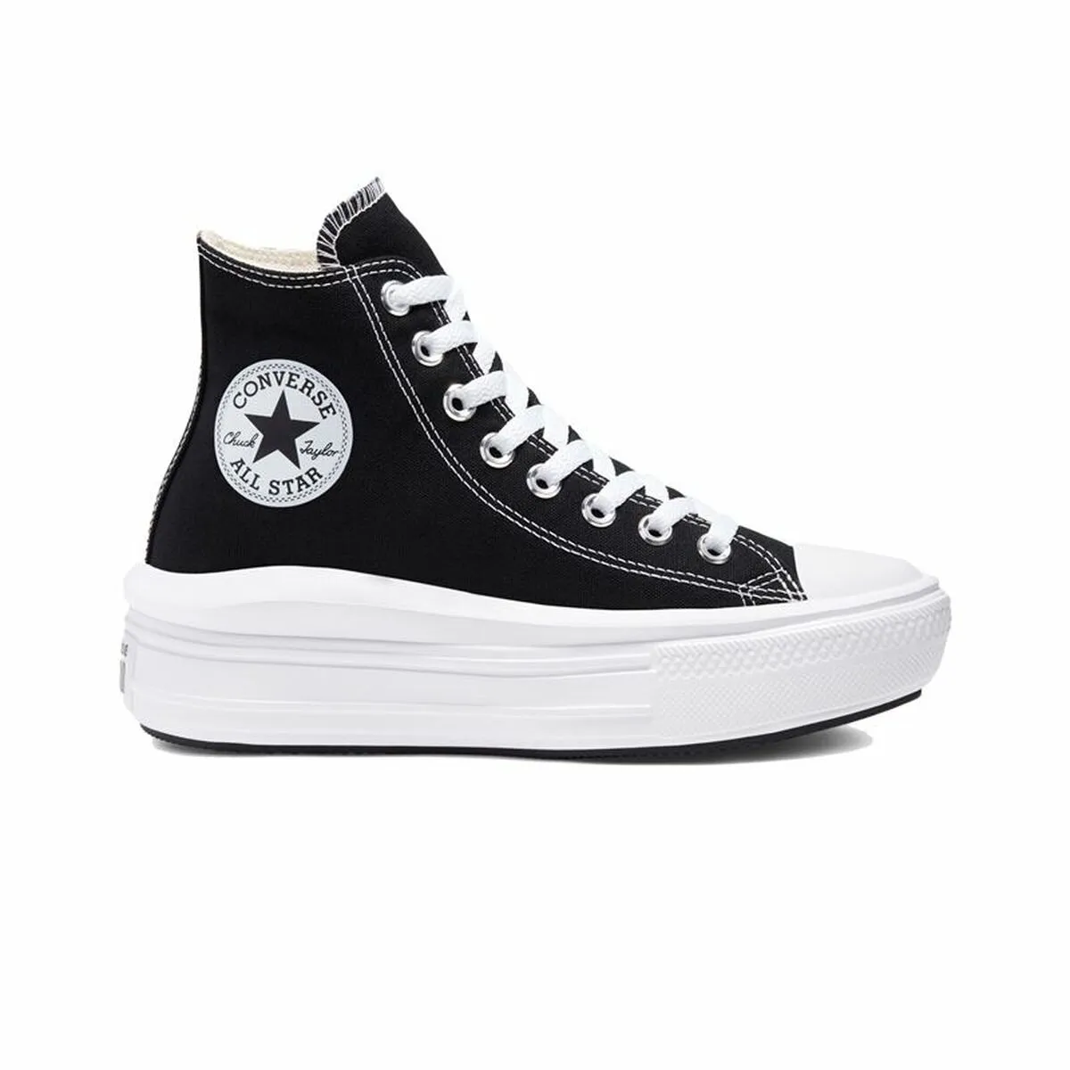 Scarpe Sportive da Donna Converse Chuck Taylor All Star Move Donna Nero