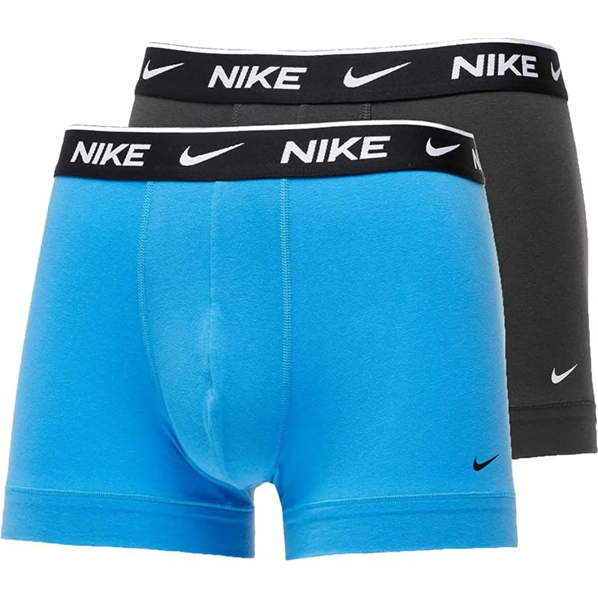 Pacco di Slip da Uomo Nike Trunk Grigio Azzurro 2 Pezzi