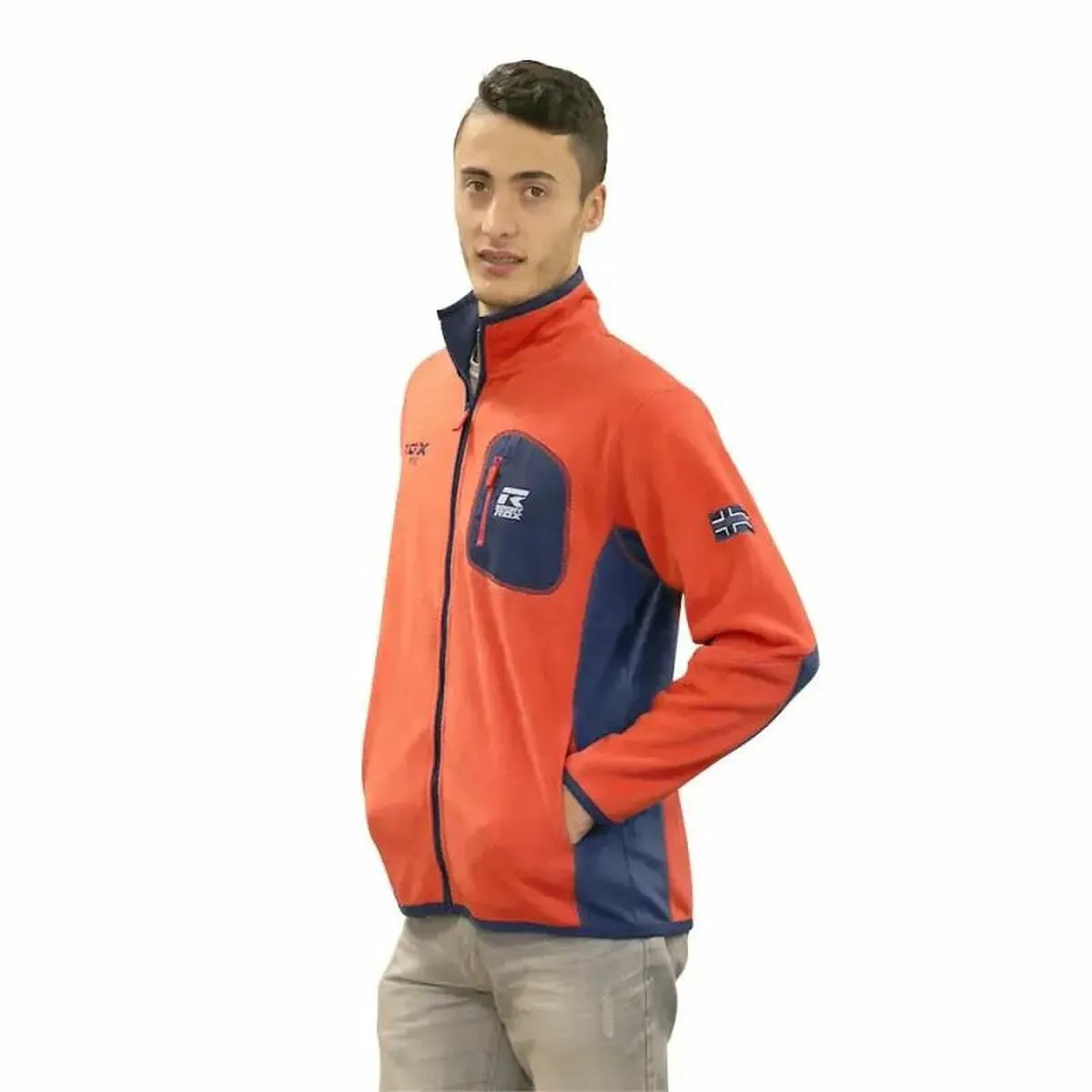 Maglia in Pile Rox R-Aircraft Arancio Uomo