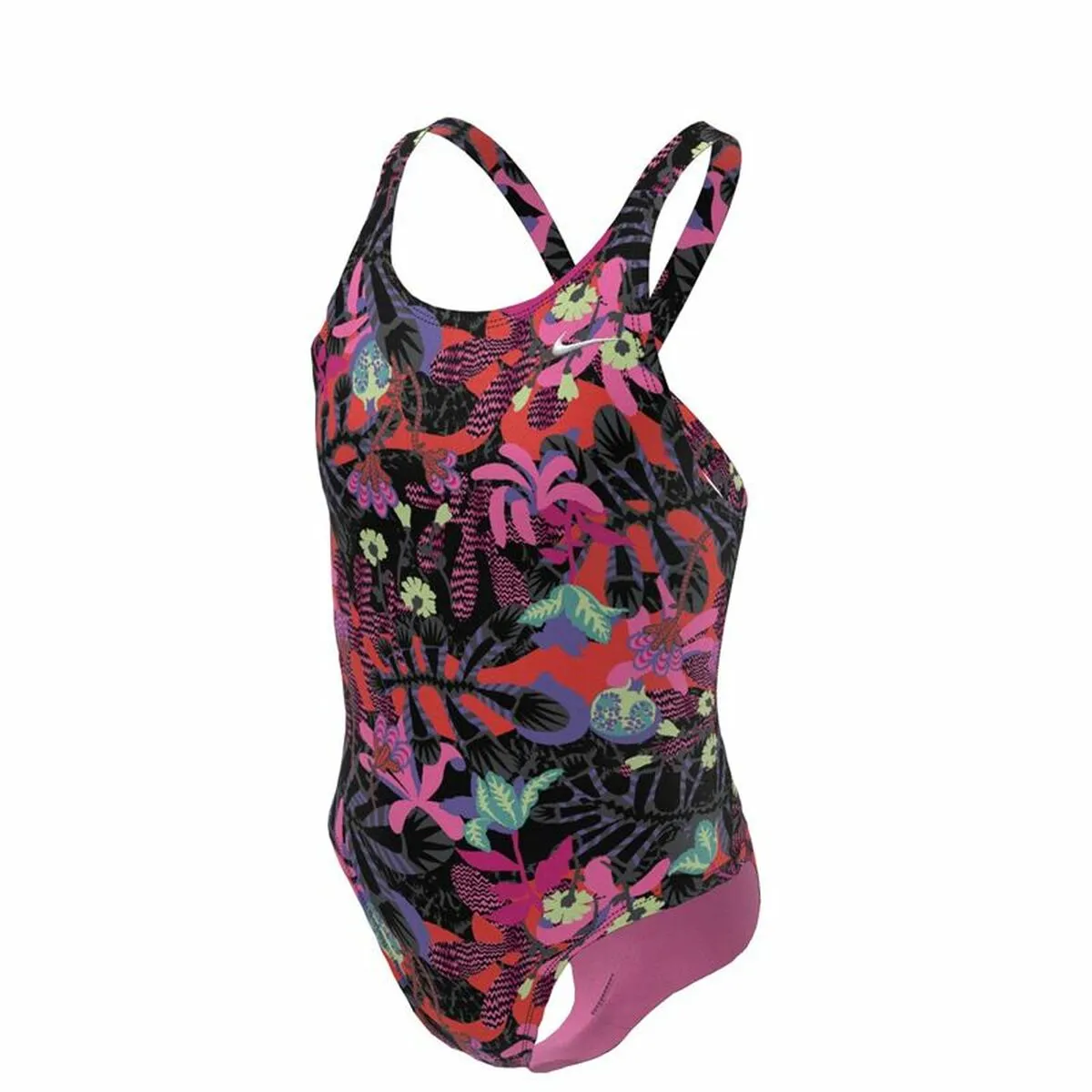 Costume da Bagno Bambina Nike SwimWear Flower Rosa