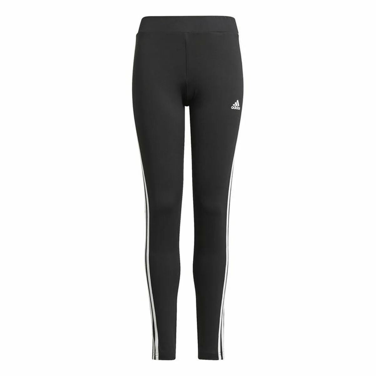 Leggings Sportivi Adidas Design 2 Move 3 Stripes Nero