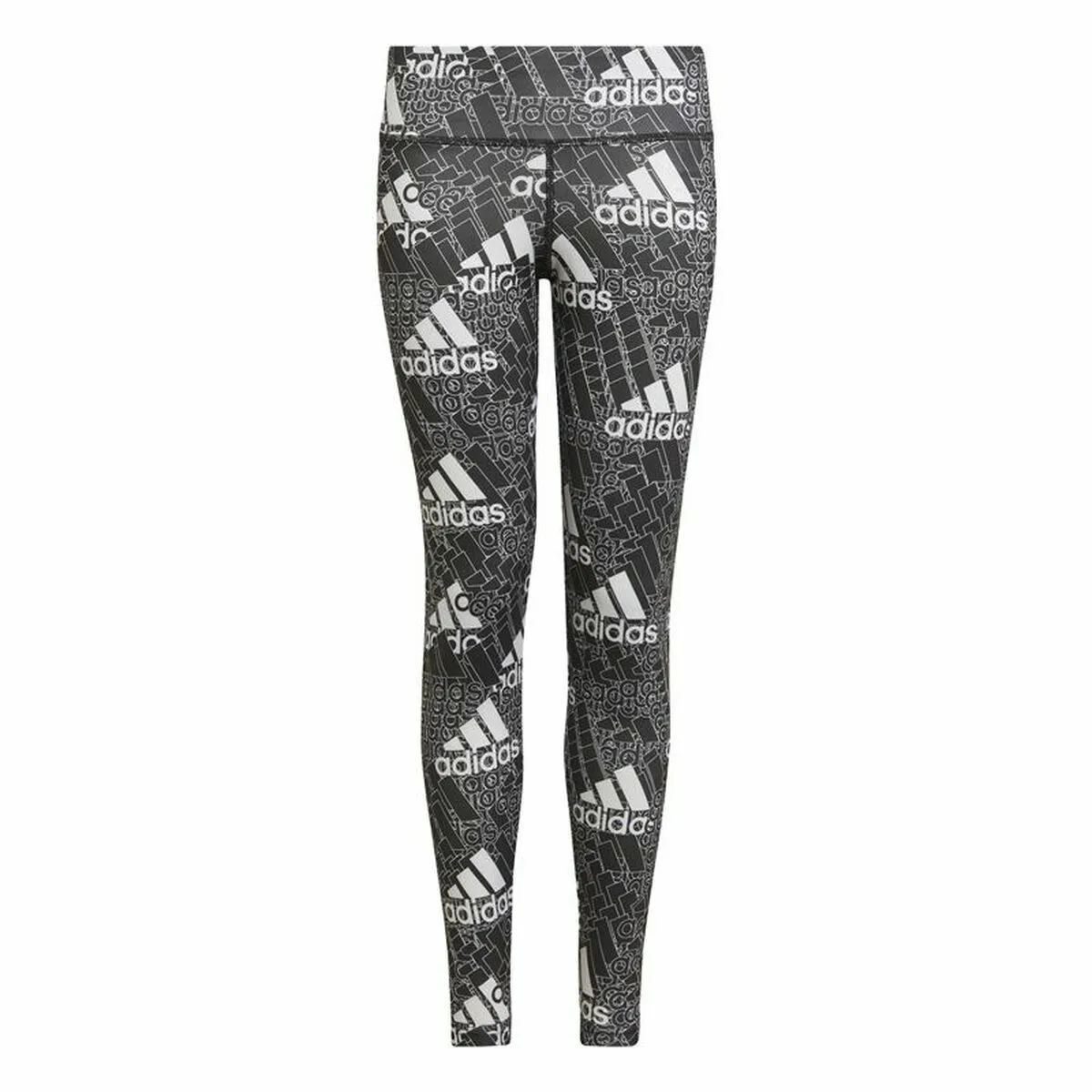 Leggings Sportivi Adidas Designed To Move Grigio Nero