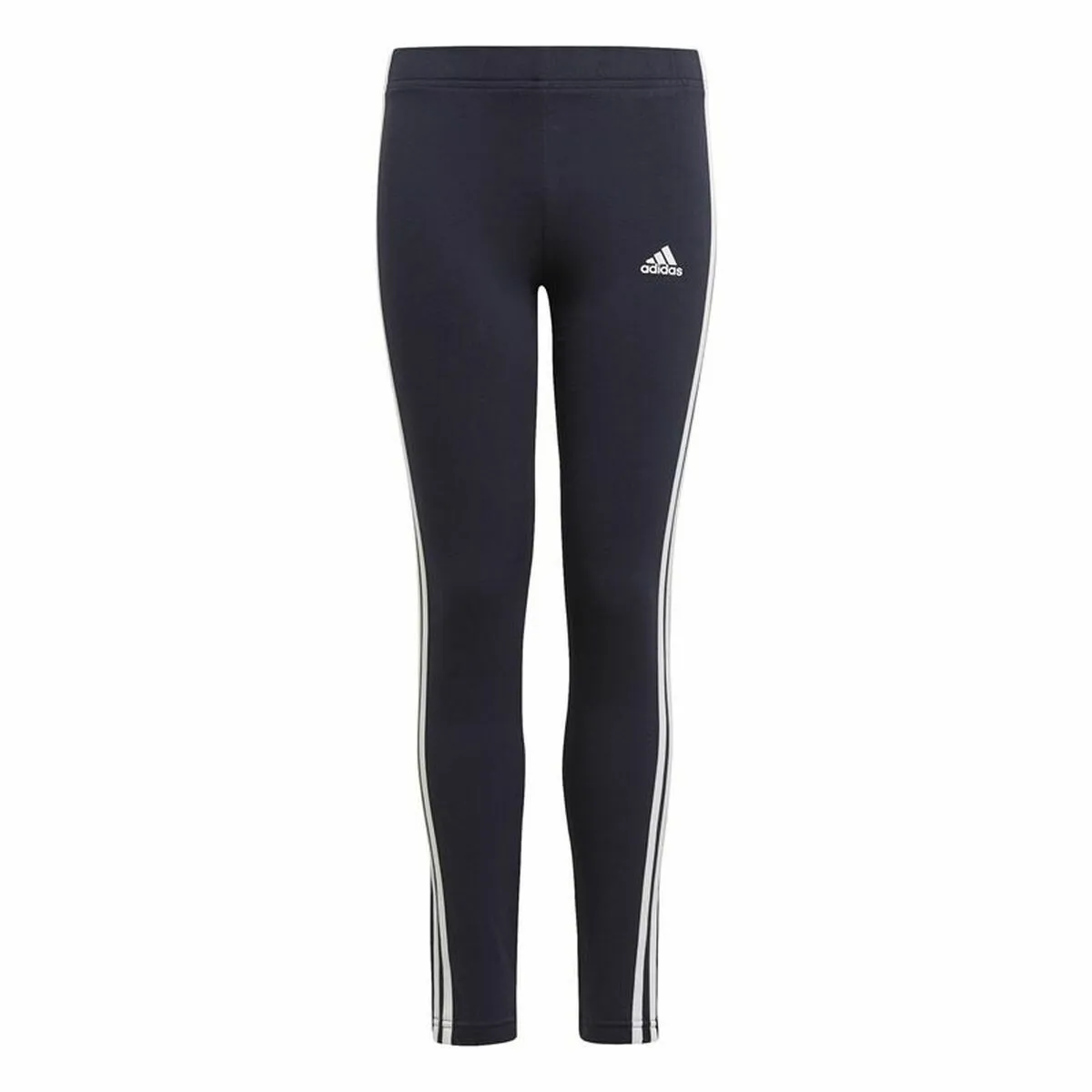 Leggings Sportivi Adidas Essentials 3 Stripes Blu Marino