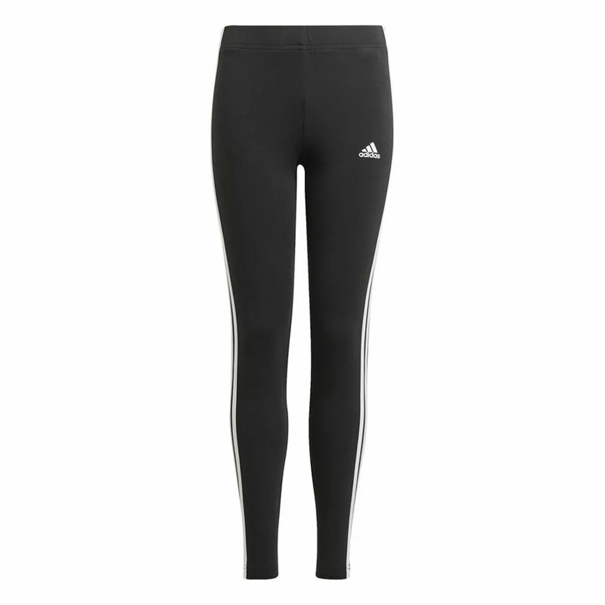 Leggings Sportivi Adidas Essentials 3 Stripes Nero