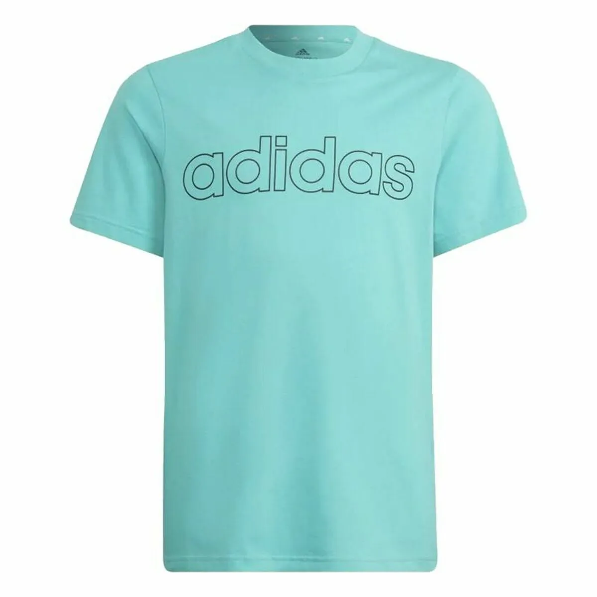 Maglia a Maniche Corte per Bambini Adidas Essentials  Acquamarina