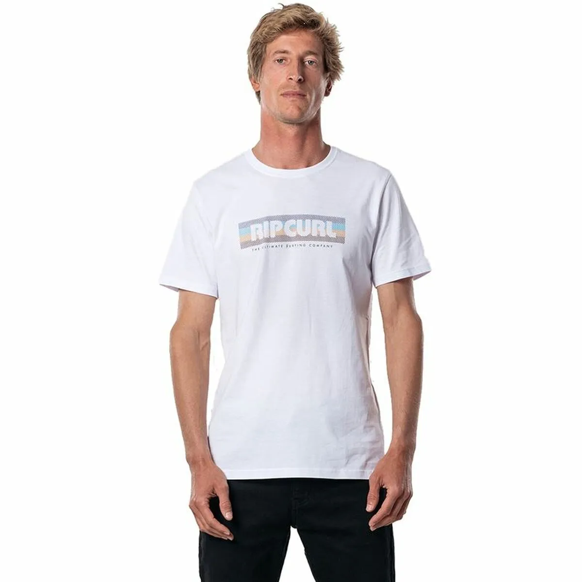 Maglia a Maniche Corte Uomo Rip Curl El Mama Bianco