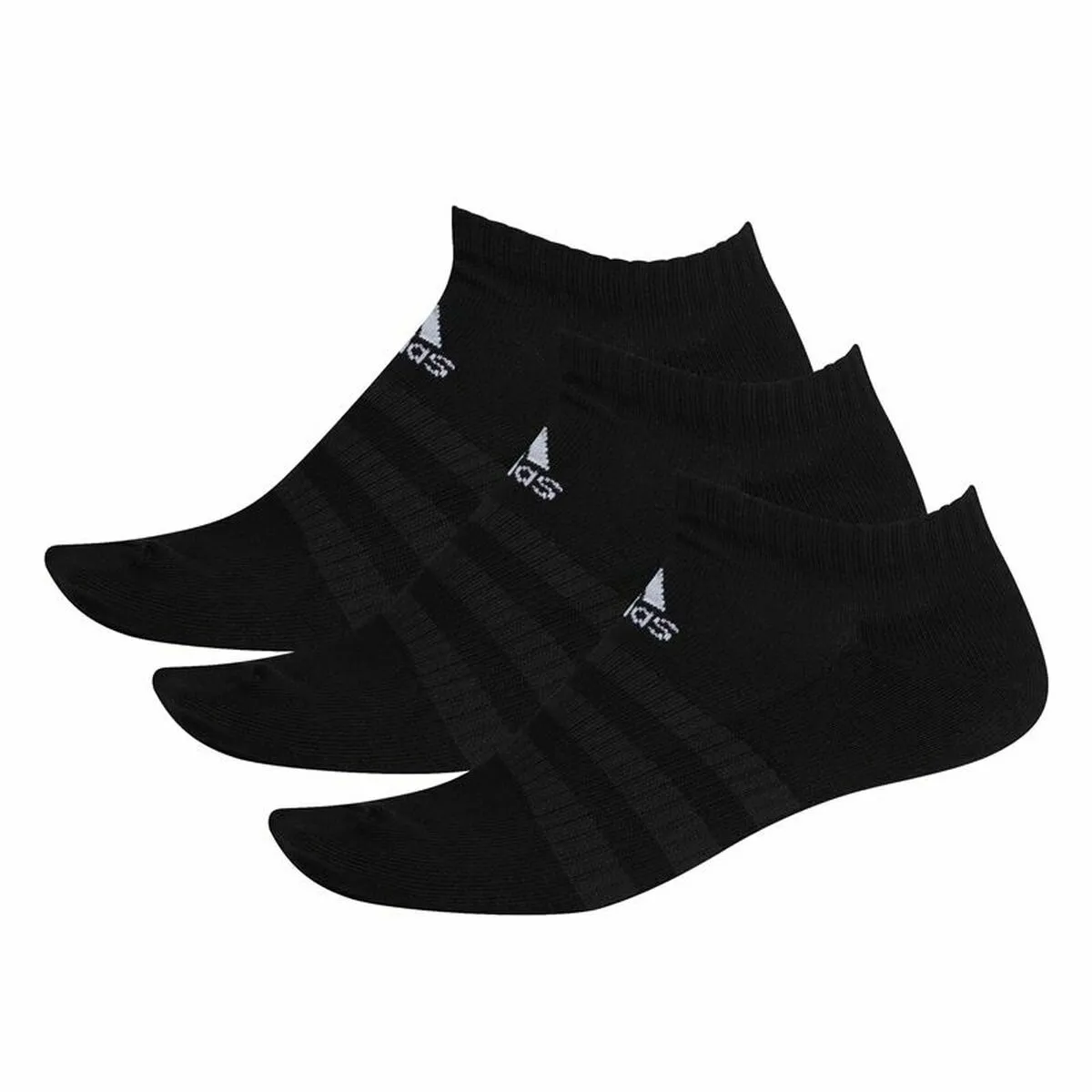 Calzini alla Caviglia Adidas Cushioned 3 paia Nero