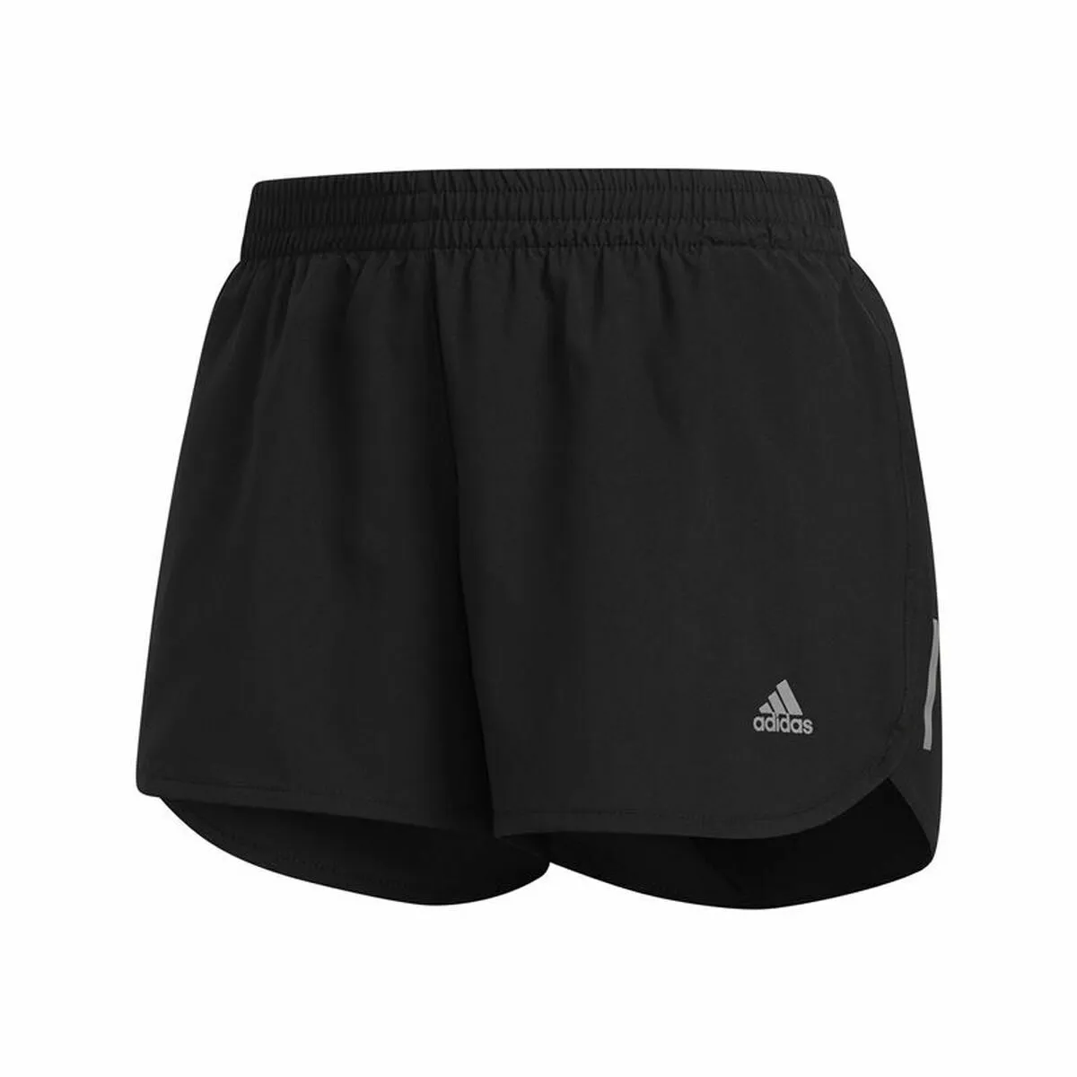 Pantaloncino Sportivo Adidas Run Short SMU Donna Nero 4"