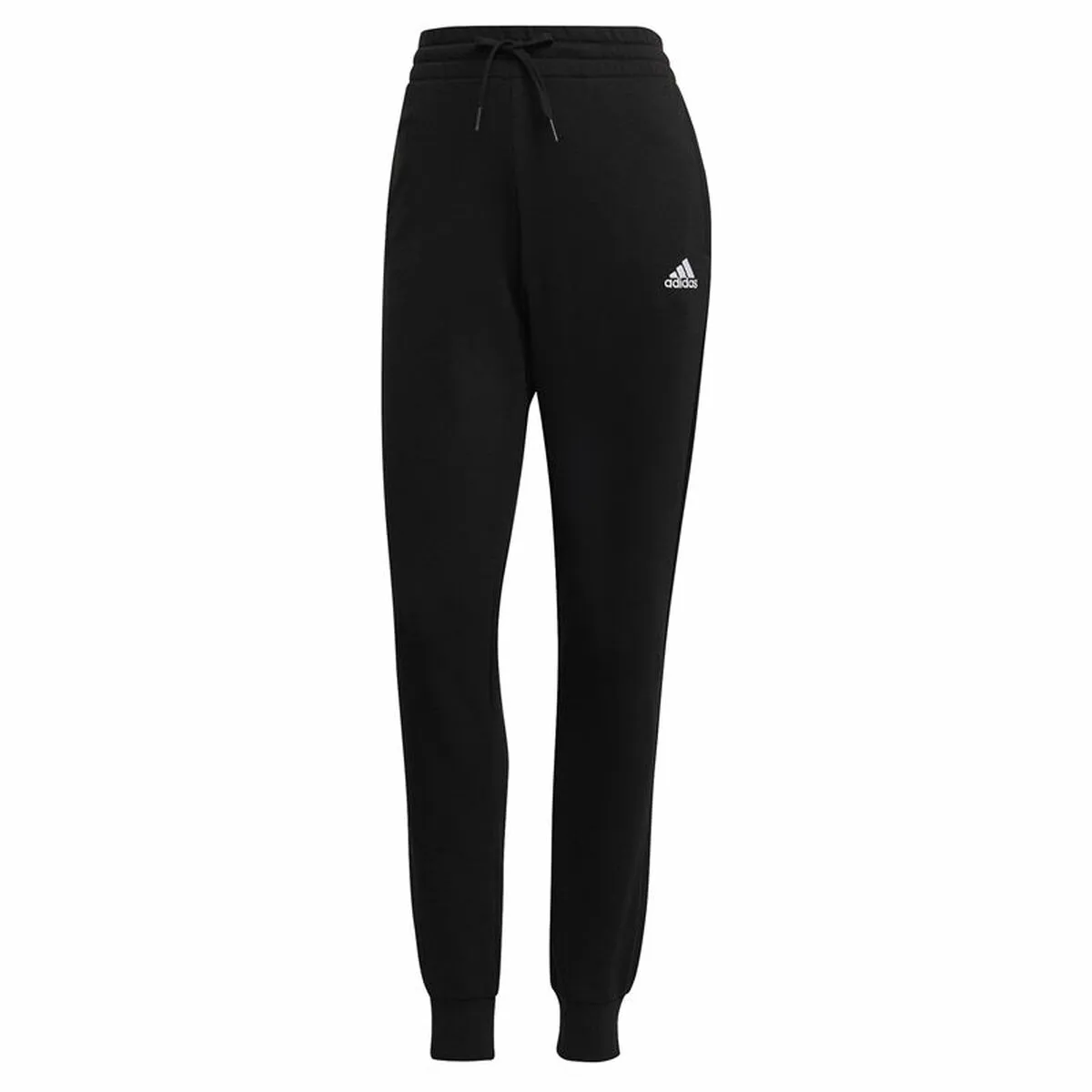 Pantalone Lungo Sportivo Adidas French Terry Logo Donna Nero