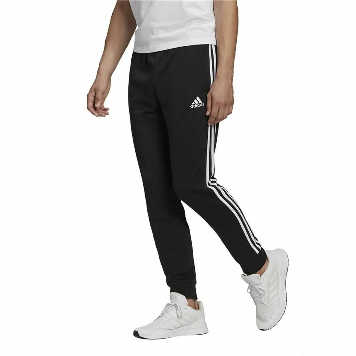 Pantalone per Adulti Adidas Essentials French Terry  Nero