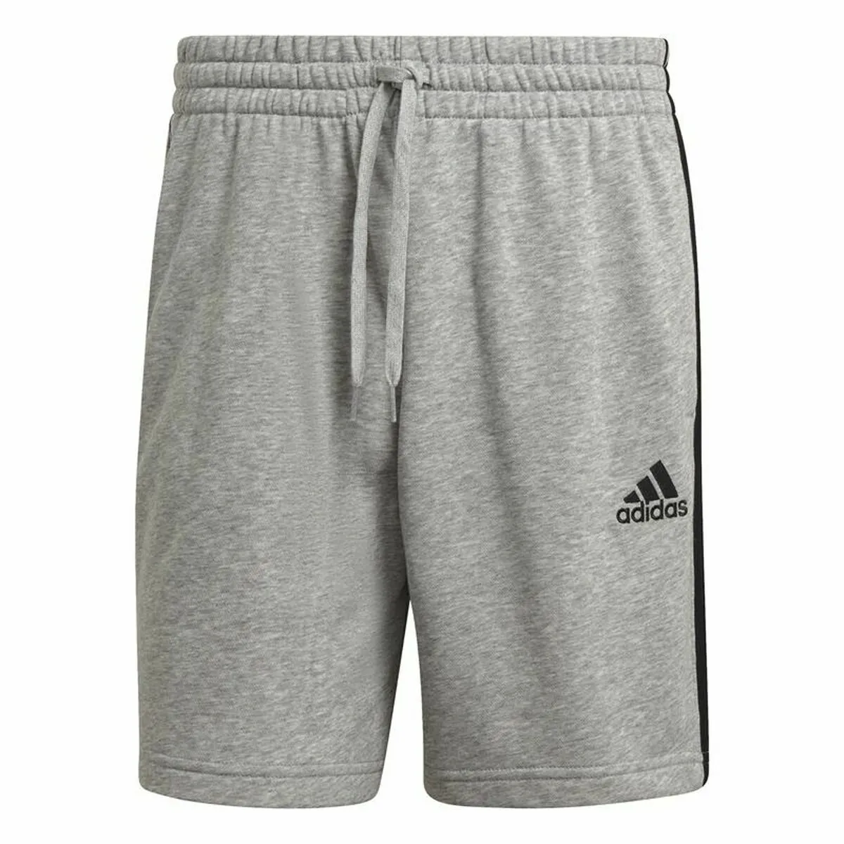 Pantaloni Corti Sportivi da Uomo Adidas Essentials French Terry  Grigio