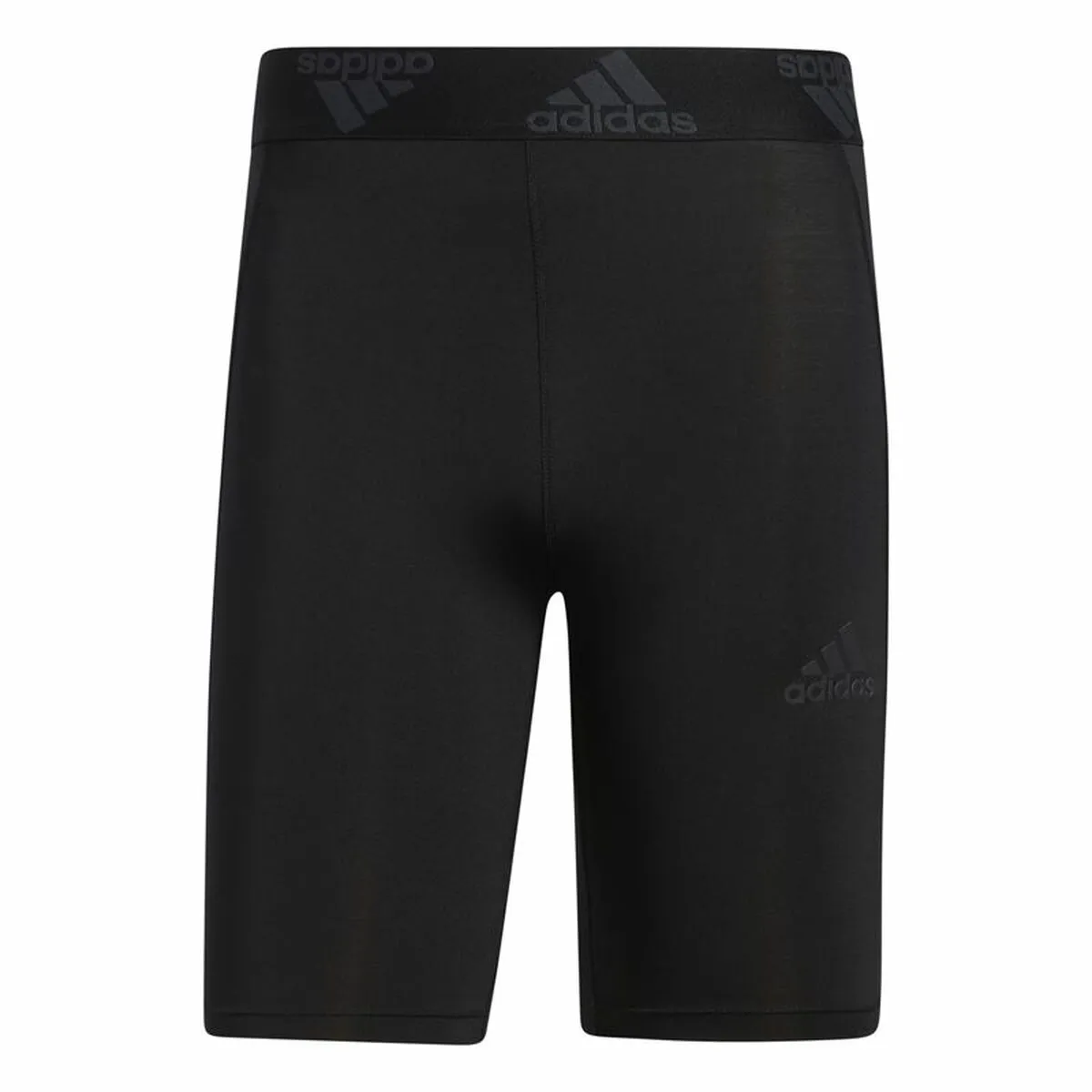 Leggings Sportivi da Uomo Adidas  Techfit 3 Stripes Nero