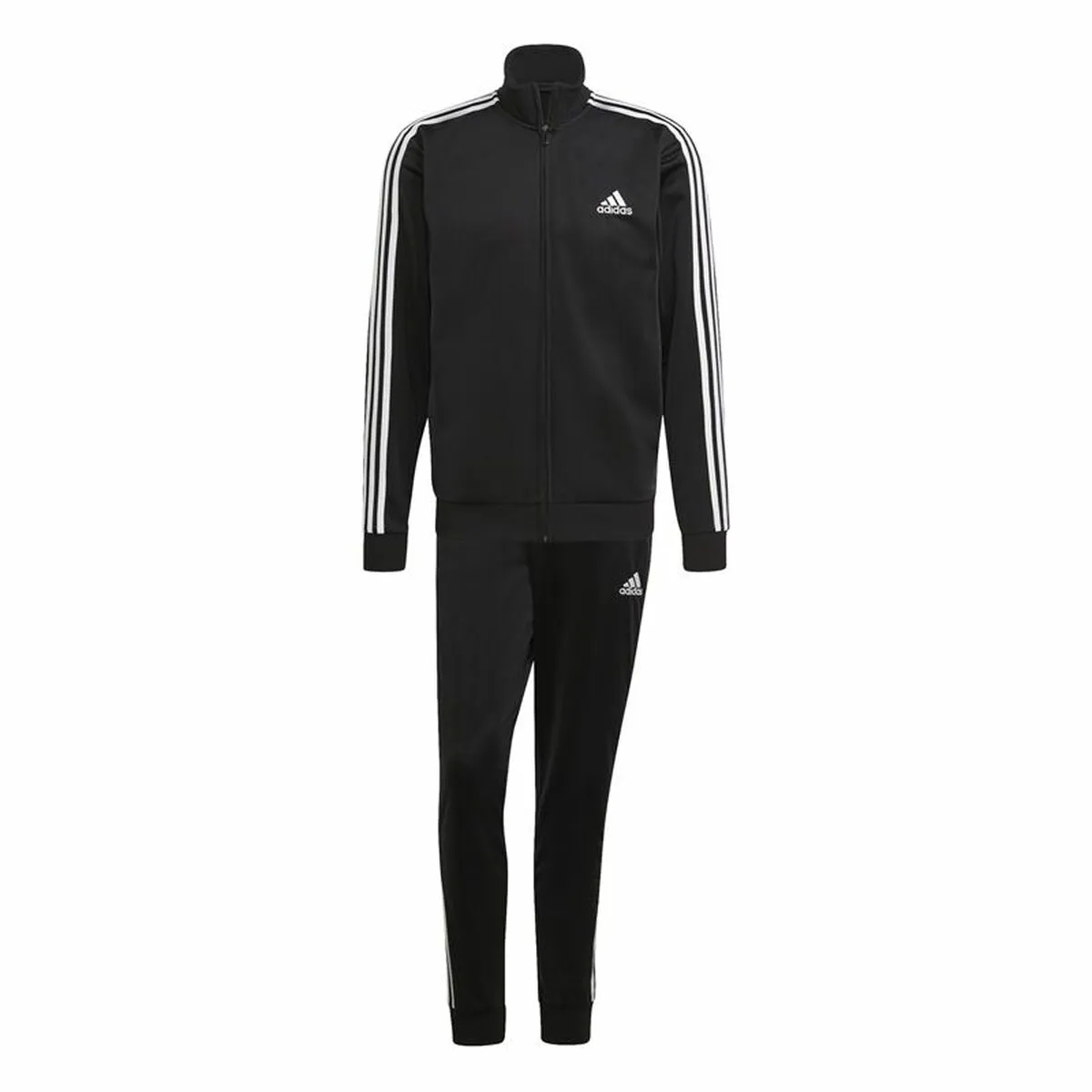 Tuta per Adulti Adidas Essentials 3 Stripes Nero Uomo