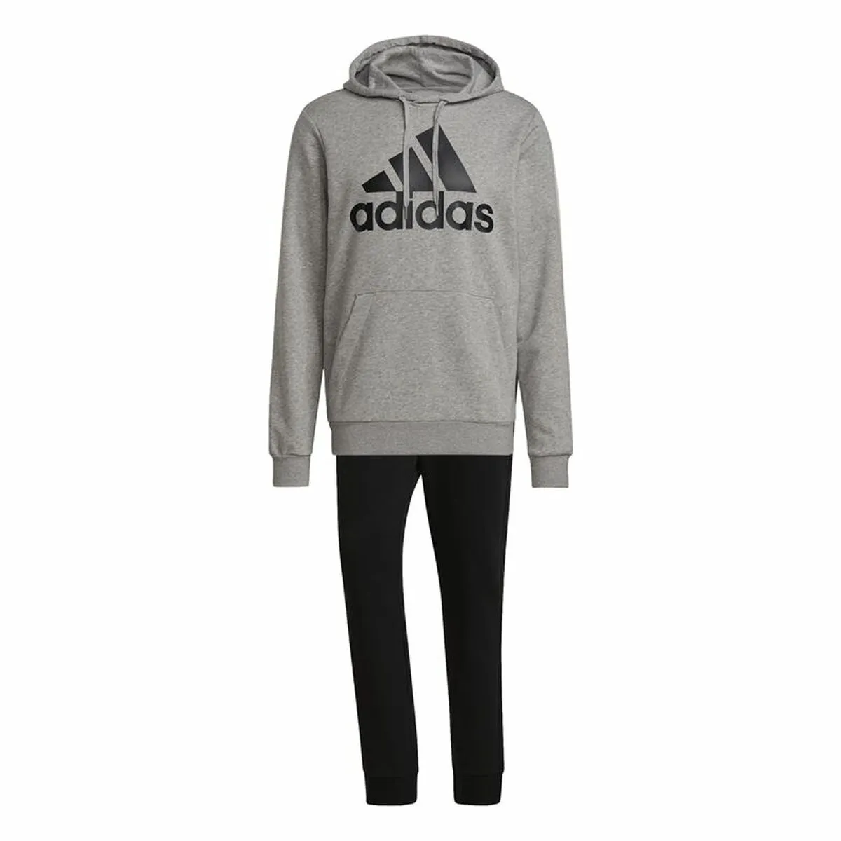 Tuta per Adulti Adidas Essentials Big Logo Uomo Grigio scuro