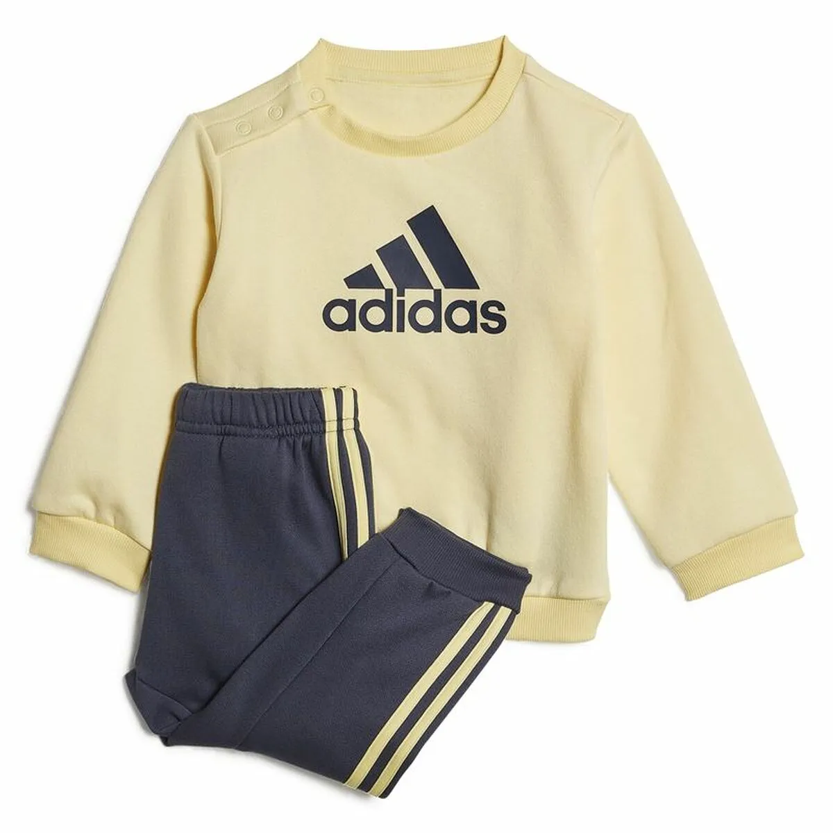 Tuta da Bambini Adidas Badge Of Sport Giallo