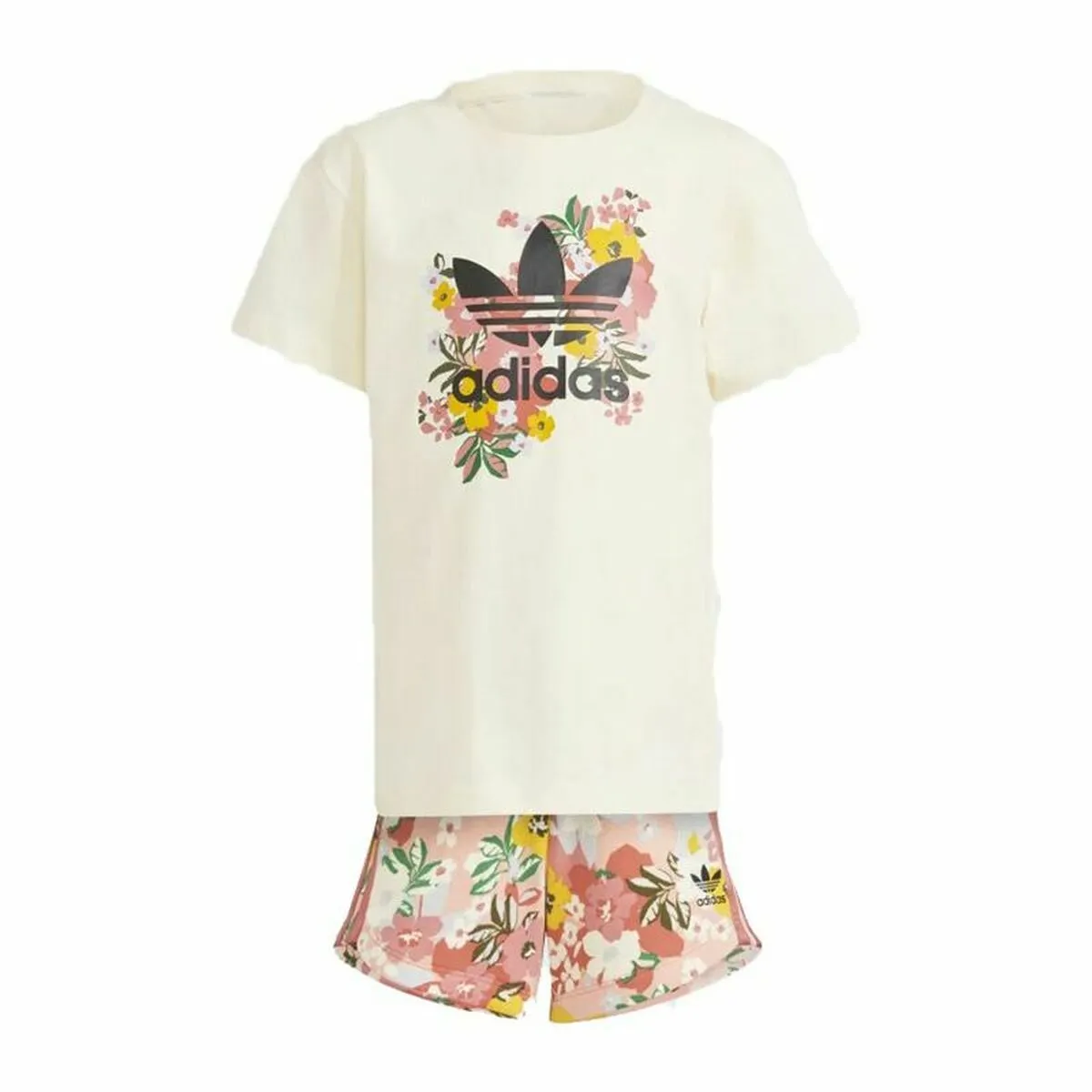 Completo Sportivo per Bambini Adidas Studio London Floral  Beige