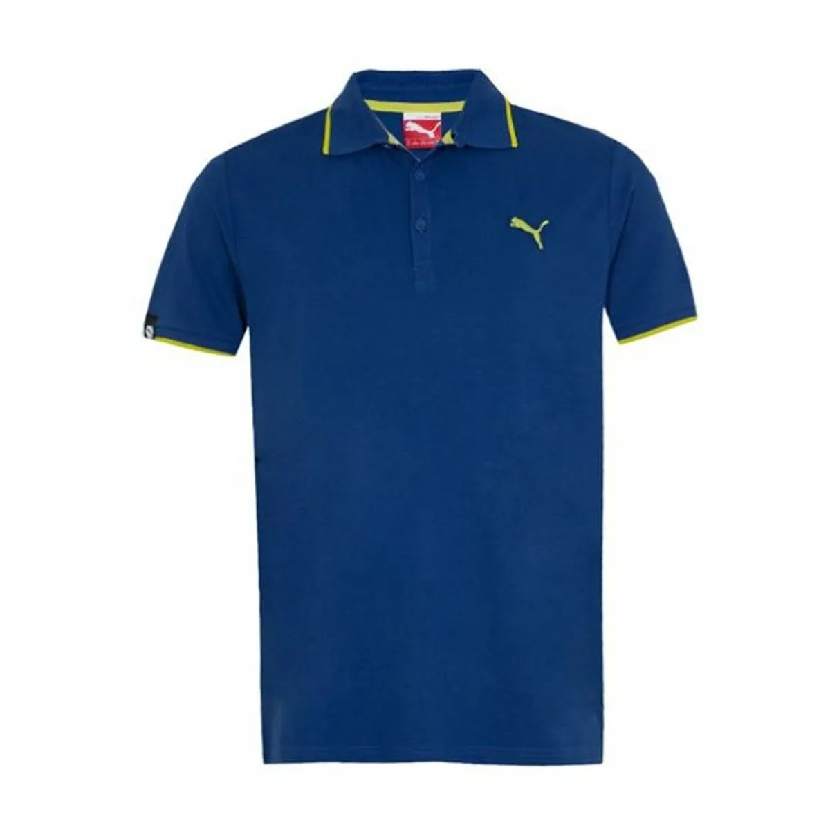 Polo a Maniche Corte Uomo Puma Monaco Blu scuro