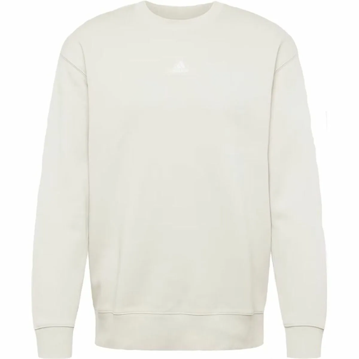 Felpa senza Cappuccio Uomo Adidas FeelVivid Drop Shoulder Beige