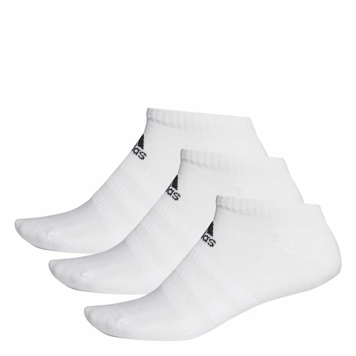 Calzini Fantasmini Sportivi Adidas  Cushioned 3 paia Bianco