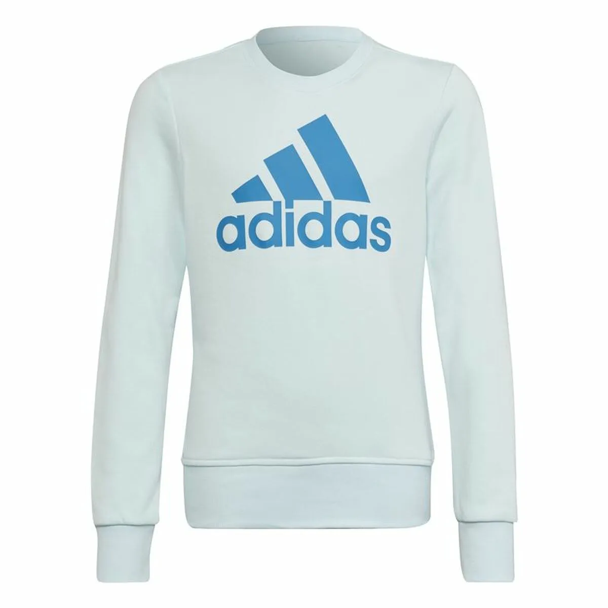 Felpa senza Cappuccio da Bambina Adidas Essentials Ciano