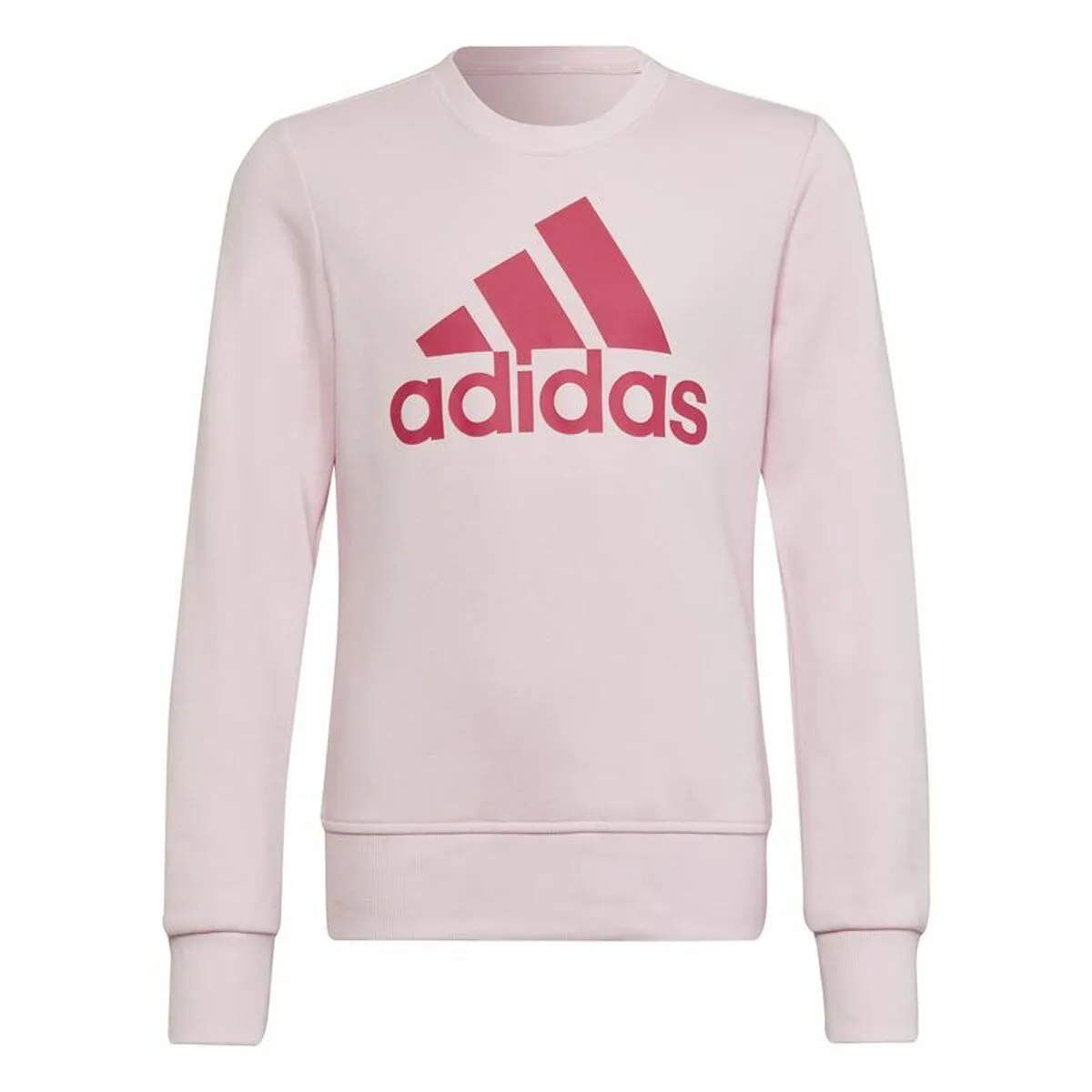 Felpa senza Cappuccio da Bambina Adidas Essentials Rosa chiaro