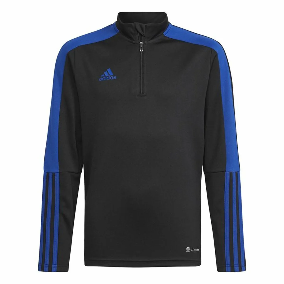 Felpa senza Cappuccio Bambino Adidas Tiro Essential Nero