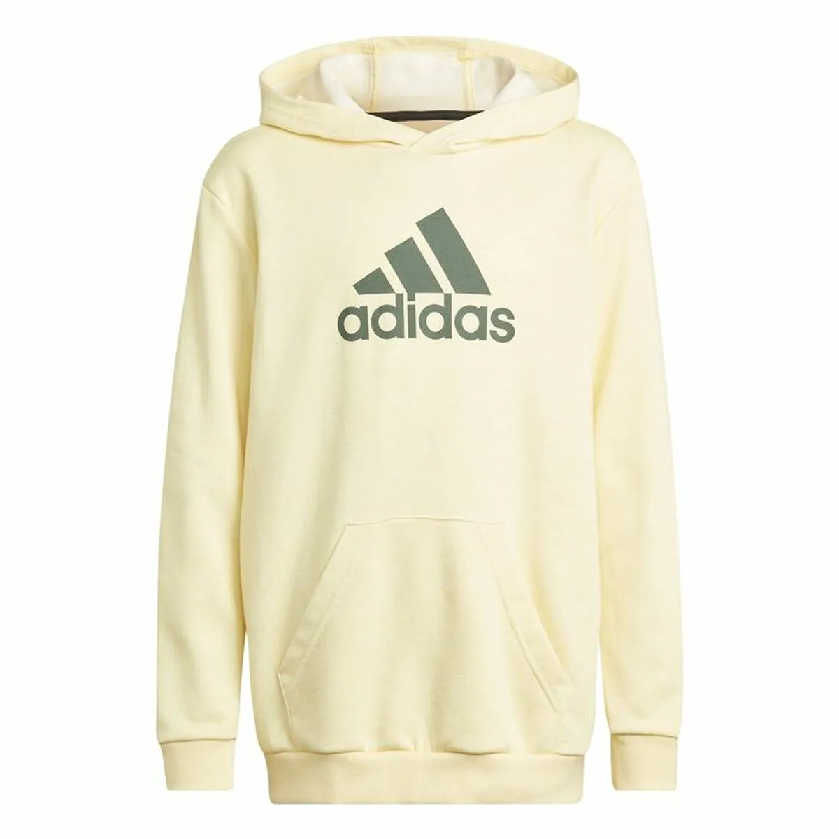 Felpa con Cappuccio Unisex Adidas Future Icons Badge of Sport Giallo