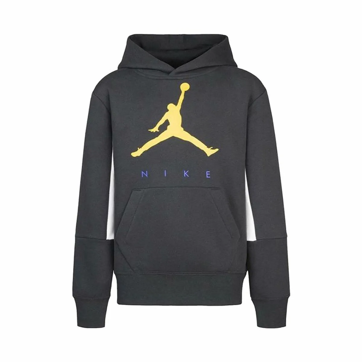 Felpa con Cappuccio Bambino Nike Jordan Jumpman Little Kids Nero