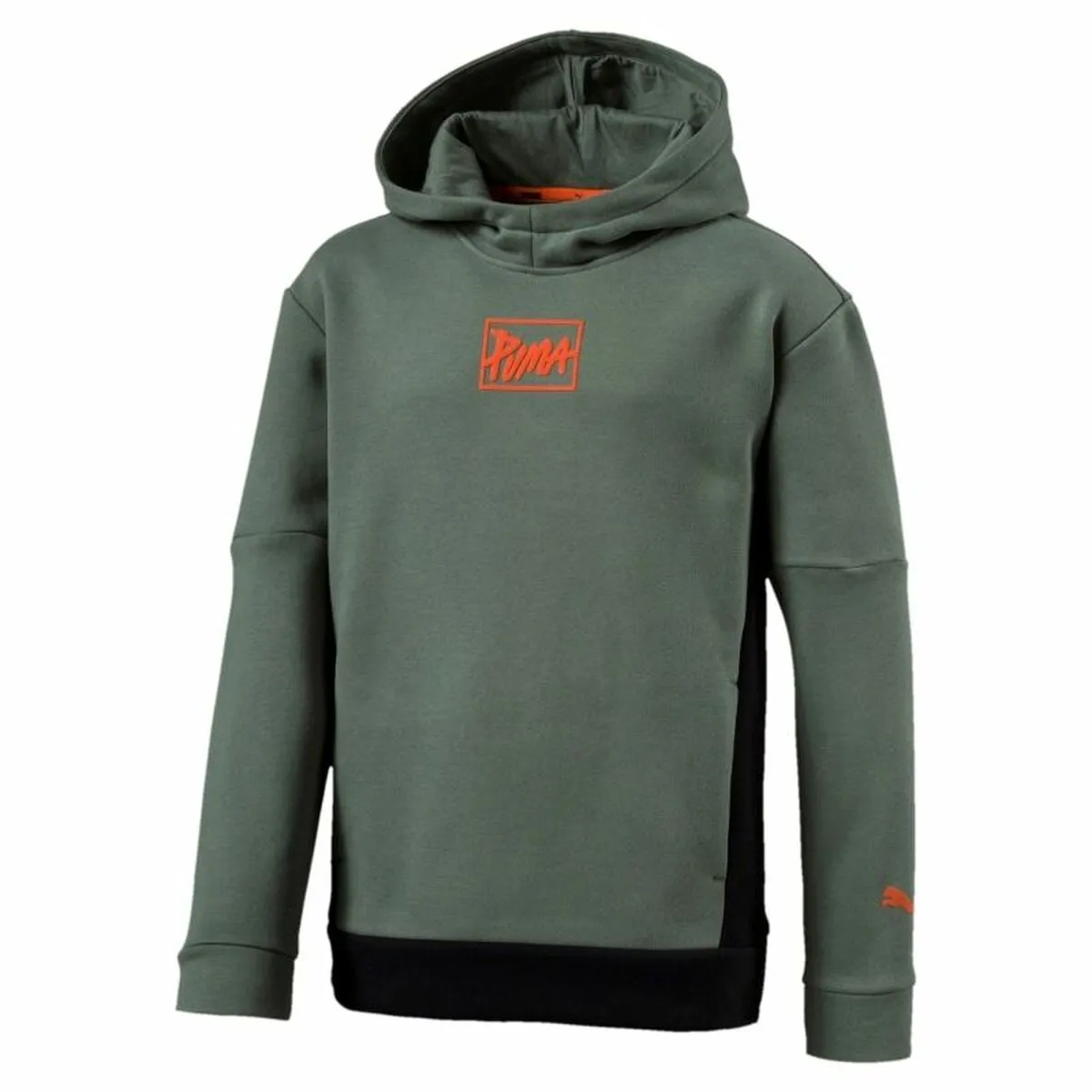 Felpa con Cappuccio Unisex Puma Style Hoody B Laurel Wreath Oliva