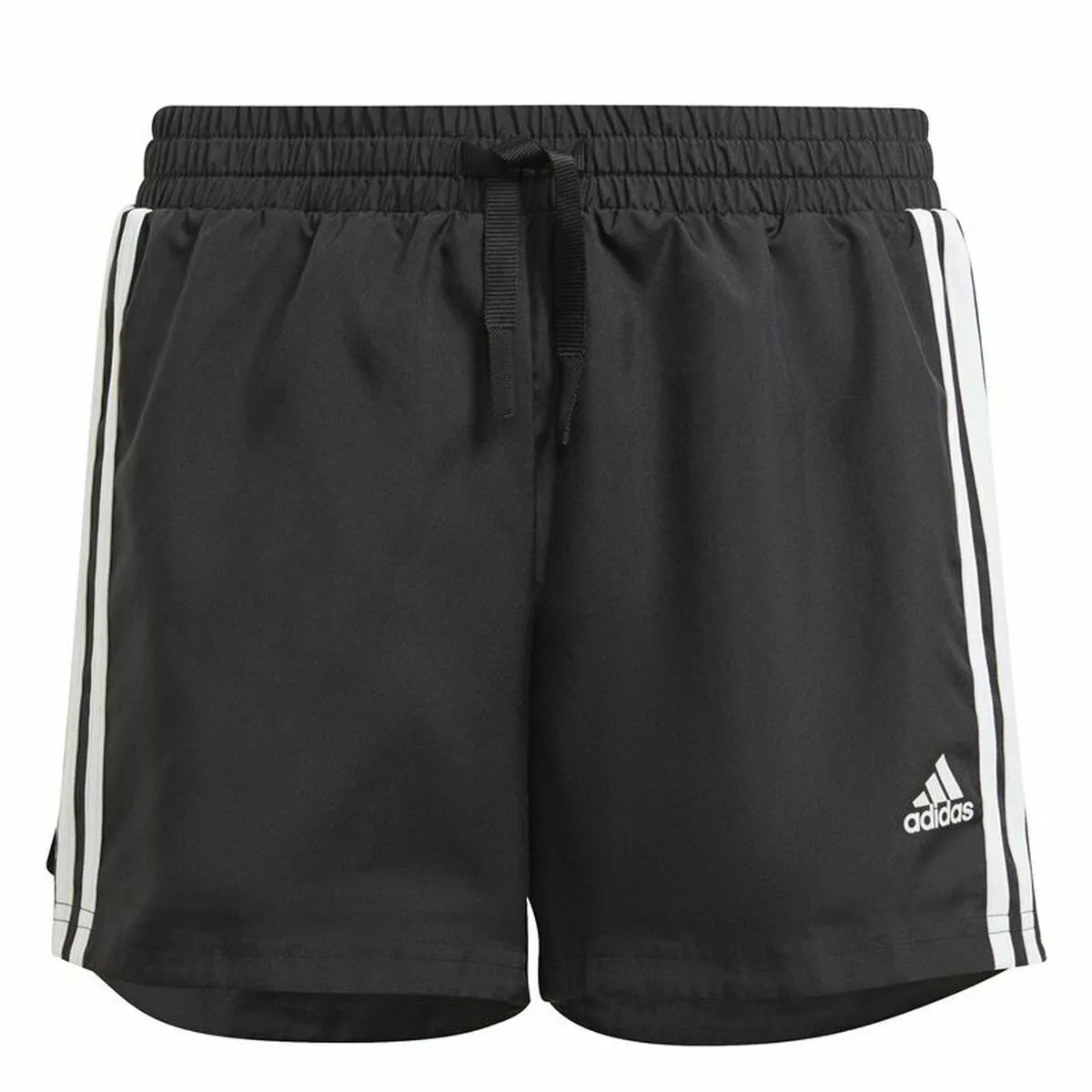 Pantaloncini Sportivi per Bambini Adidas  Designed To Move 3 band Nero