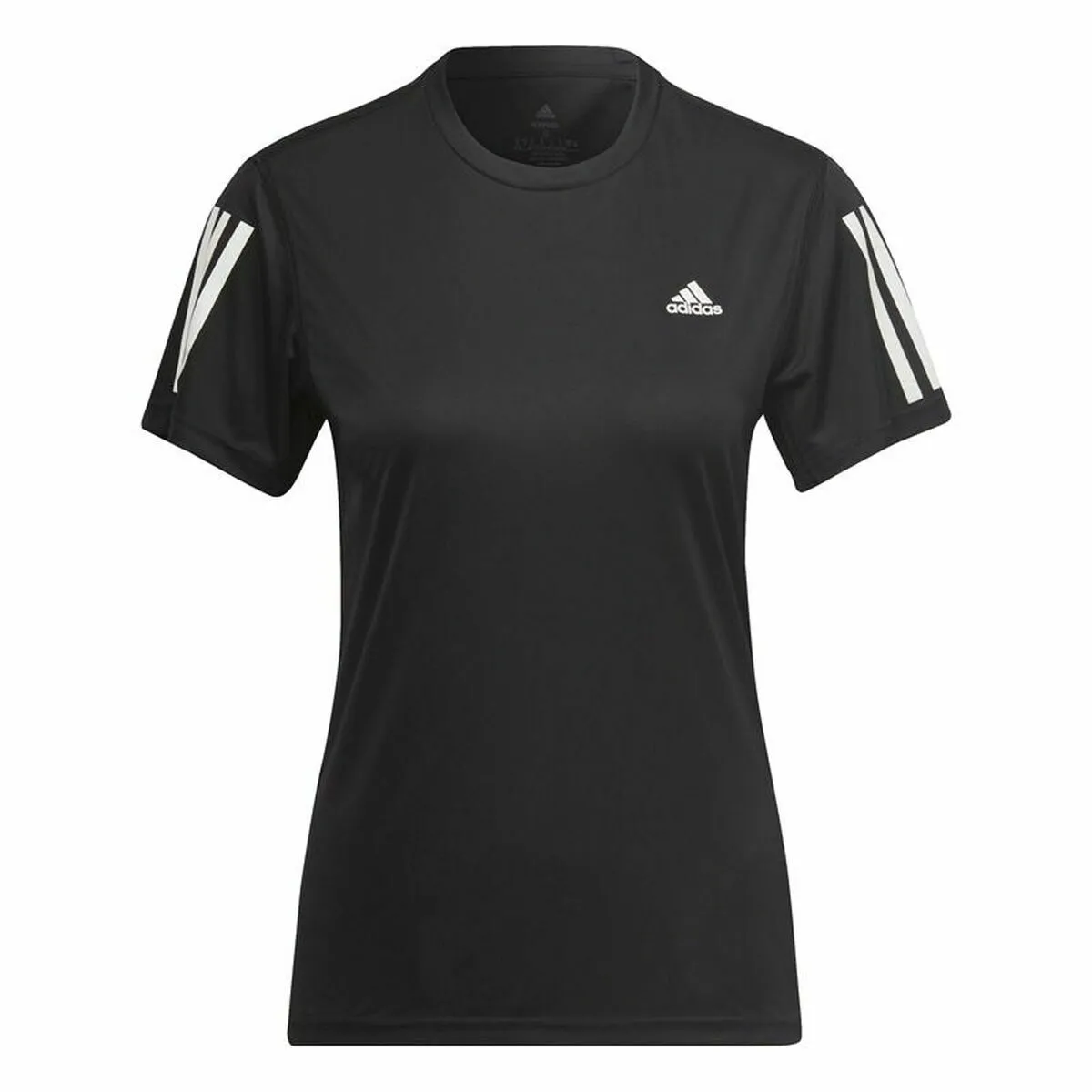 Maglia a Maniche Corte Donna Adidas Own the Run Nero