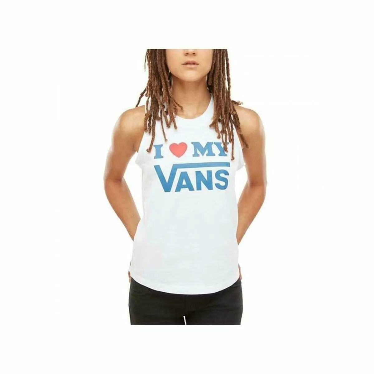 Maglia Vans  LOVE Bianco