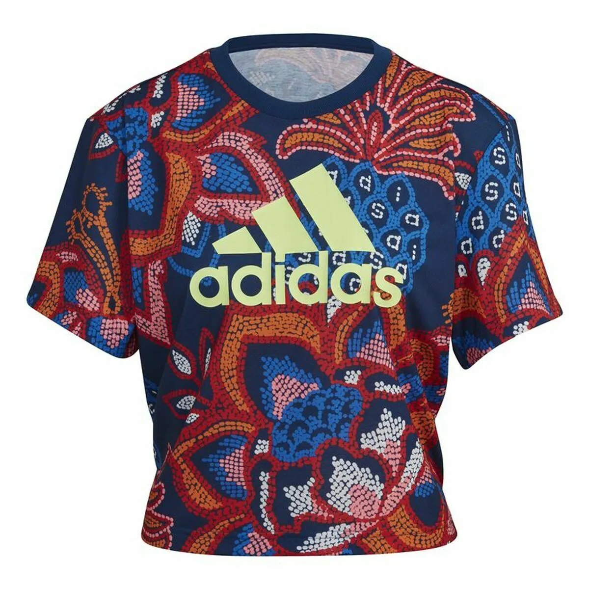 Maglia a Maniche Corte Donna Adidas  FARM Rio Graphic 